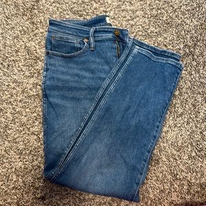 Madewell curvy stovepipe jeans. Size 31